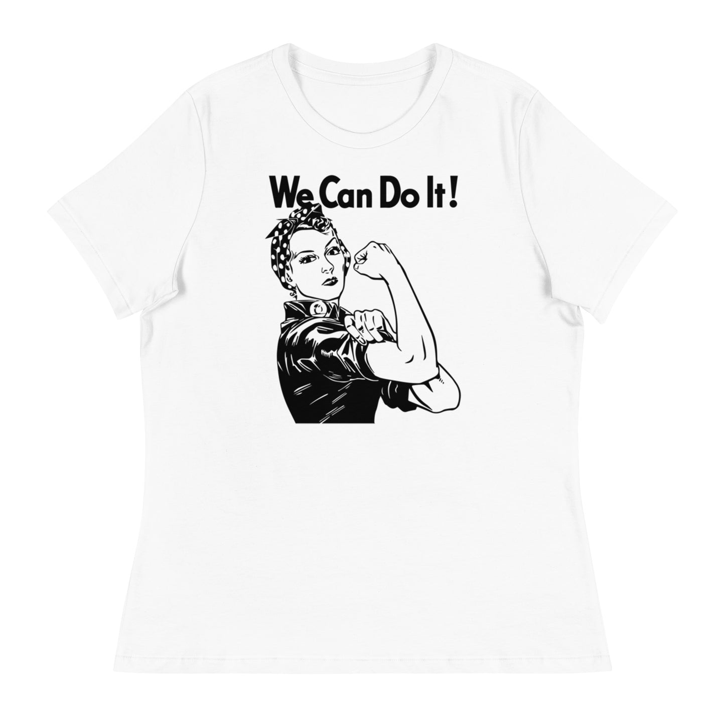 Women’s We can do it! Rosie the riveter fitted t-shirt