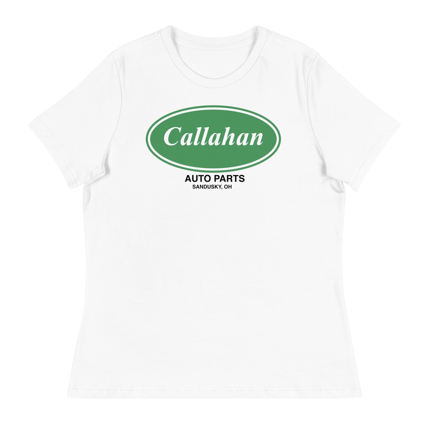 Women’s Callahan Auto Parts fitted t-shirt