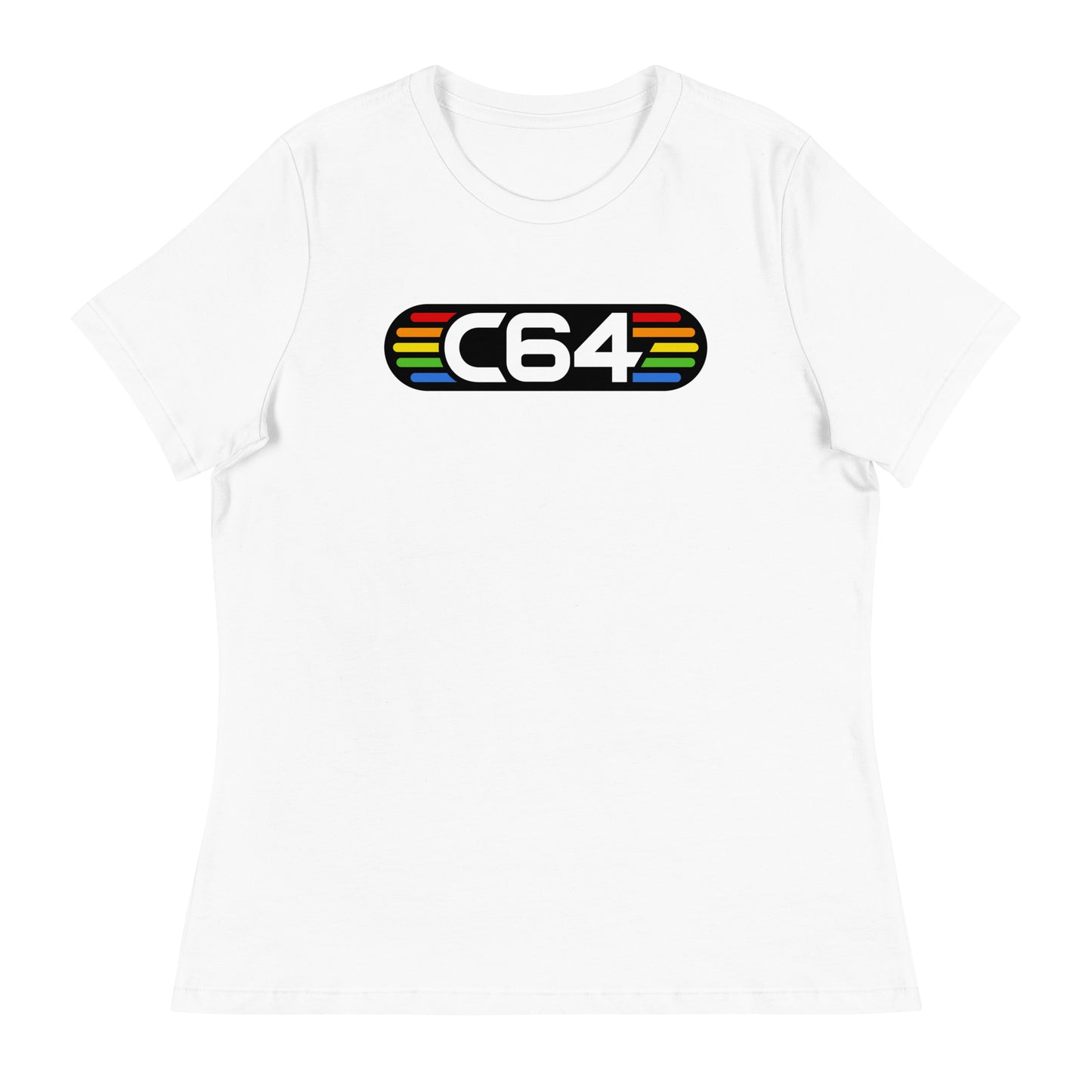 Women’s C64 - Commodore 64 logo fitted t-shirt