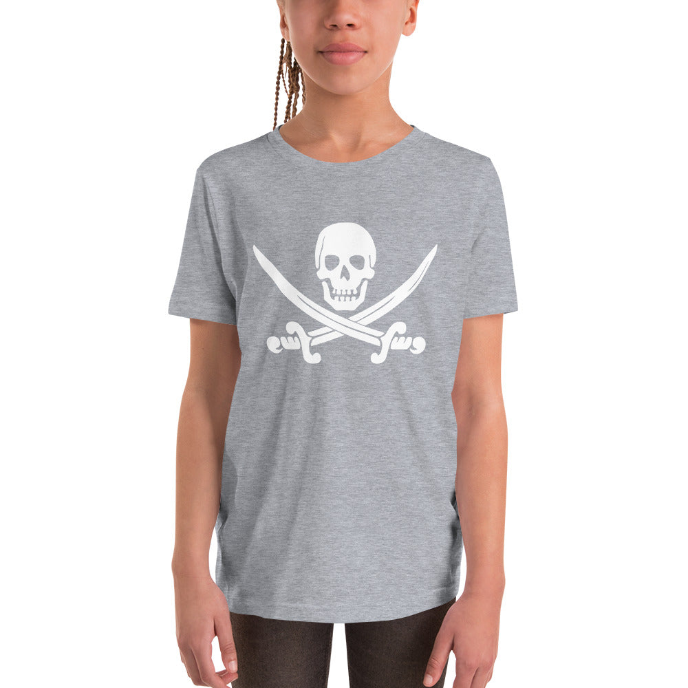 Kids Jolly Roger pirate flag Short Sleeve T-Shirt
