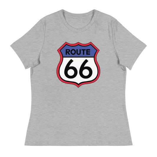 Women’s Route 66 fitted t-shirt