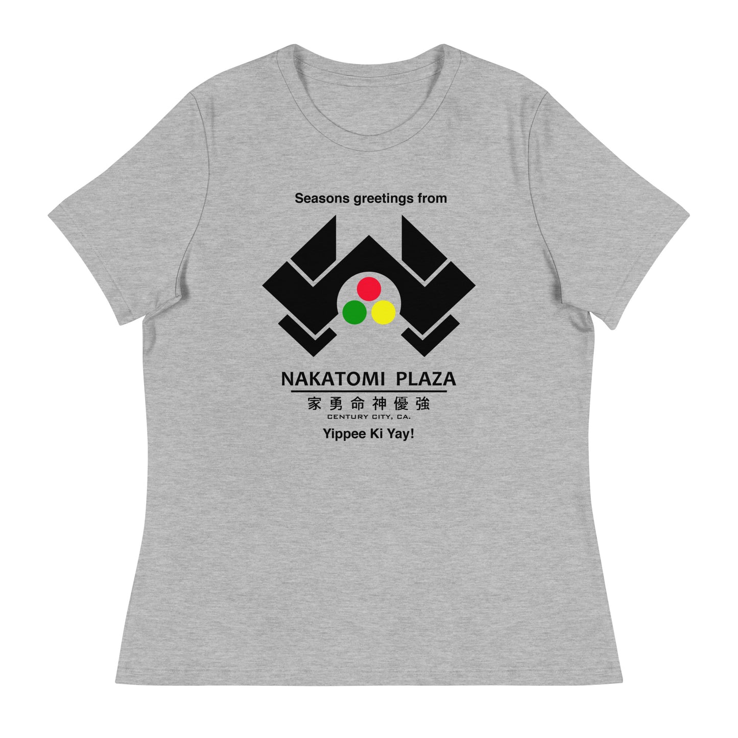 Women’s Nakatomi Plaza  fitted t-shirt