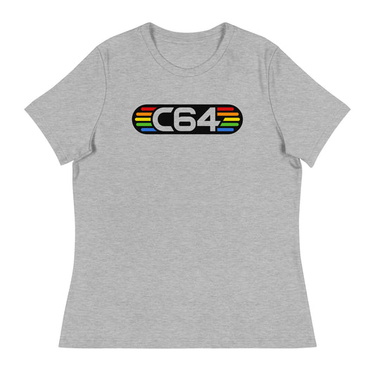 Women’s C64 - Commodore 64 logo fitted t-shirt