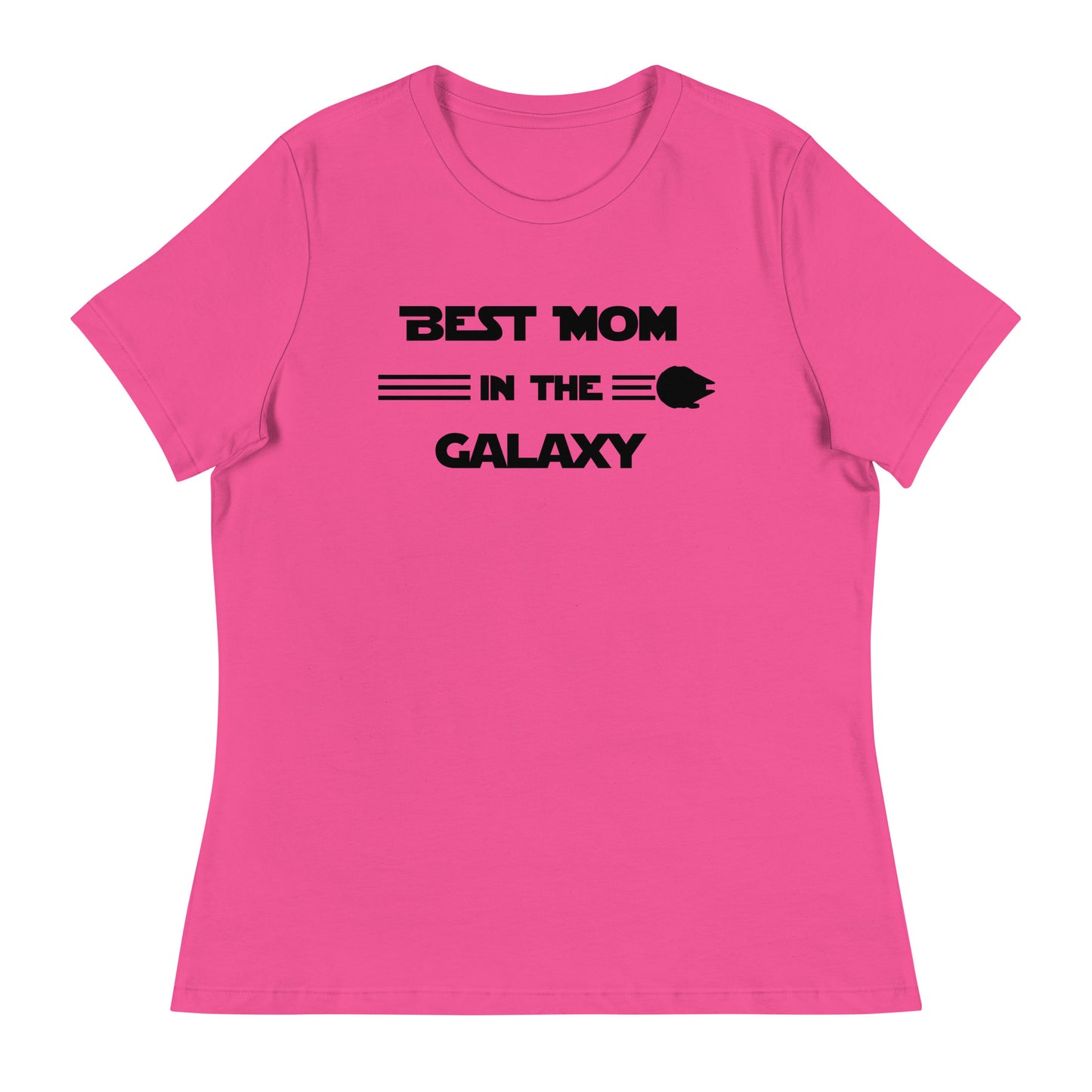 Women’s Best Mom in the Galaxy fitted t-shirt