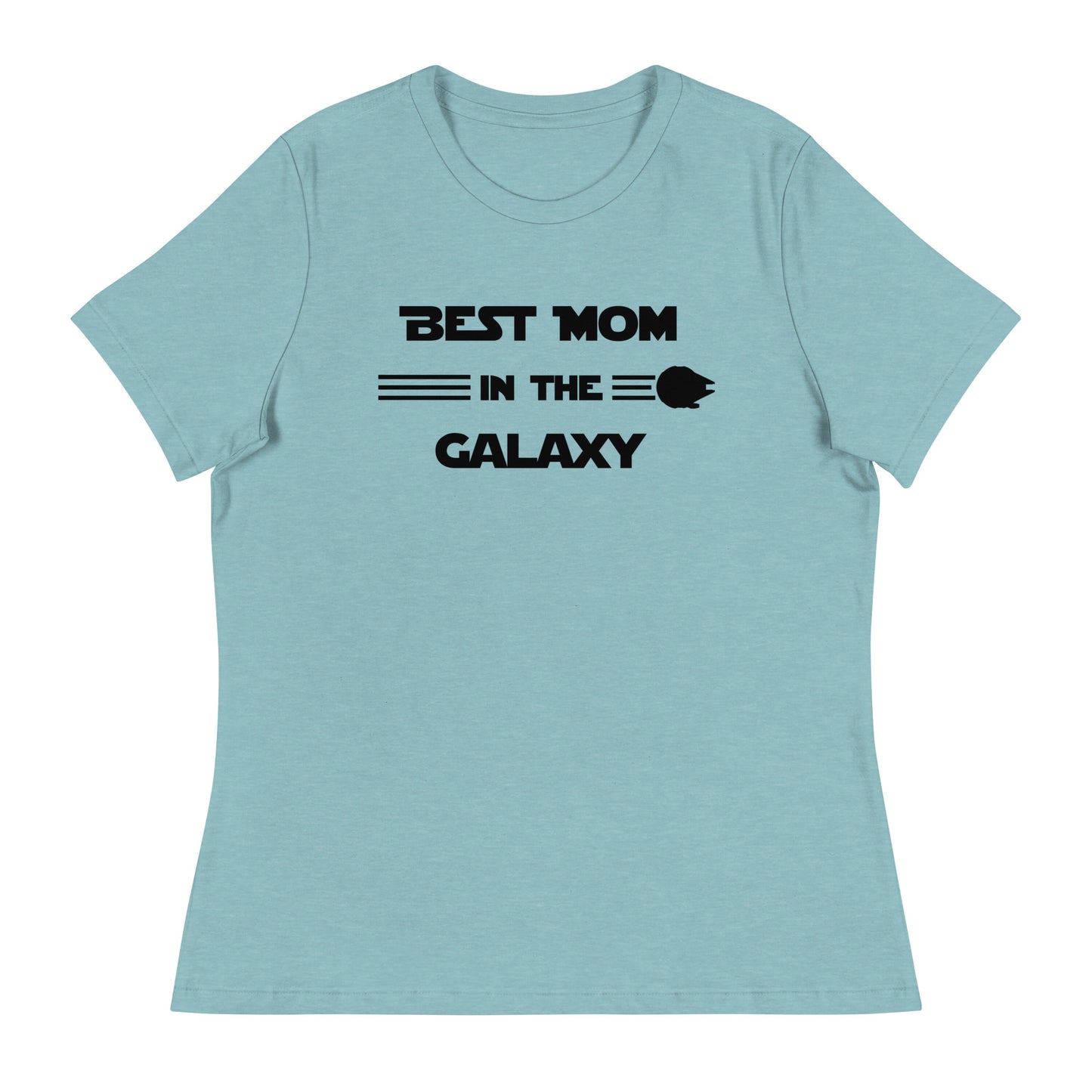 Women’s Best Mom in the Galaxy fitted t-shirt