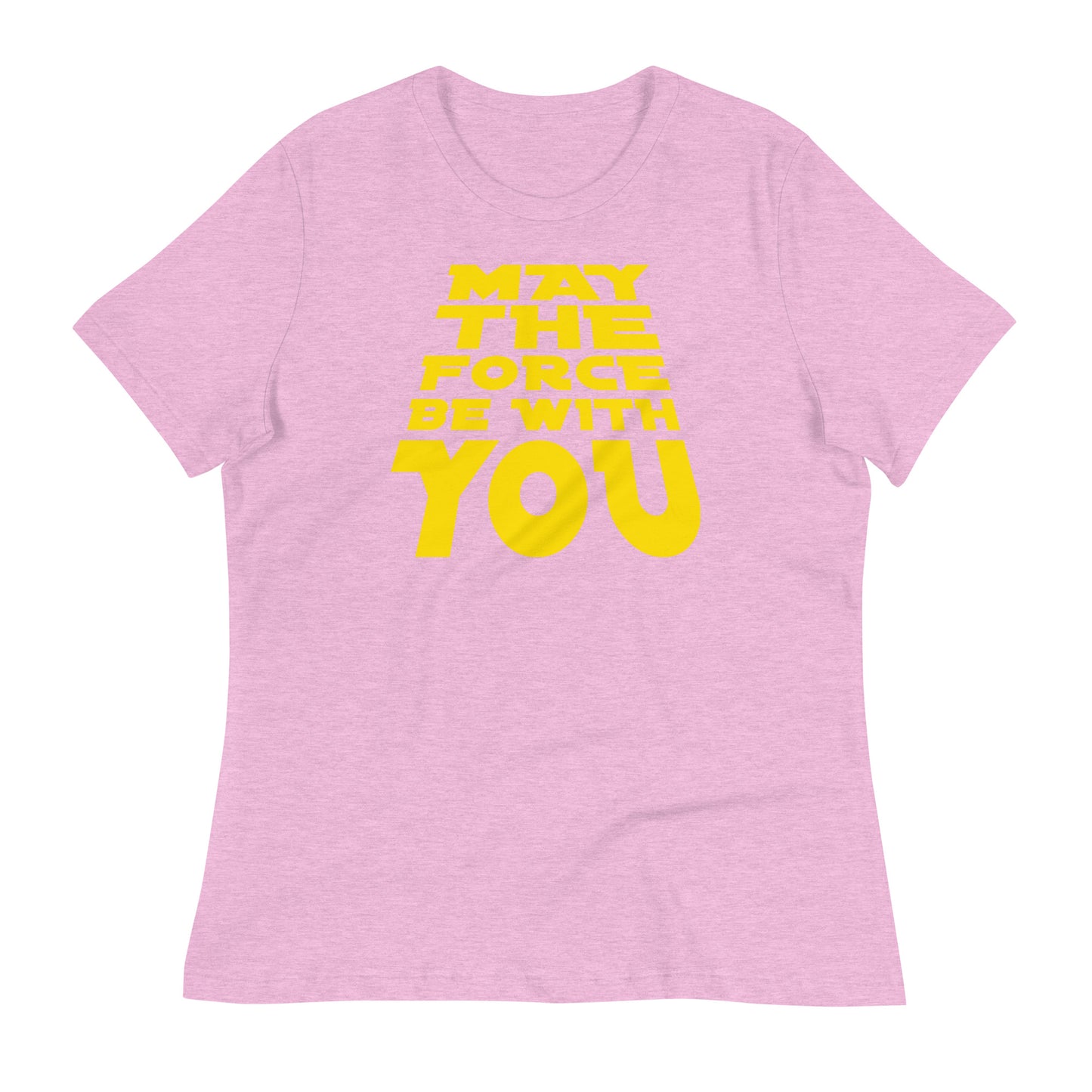 May the Force Be With You fitted t-shirt