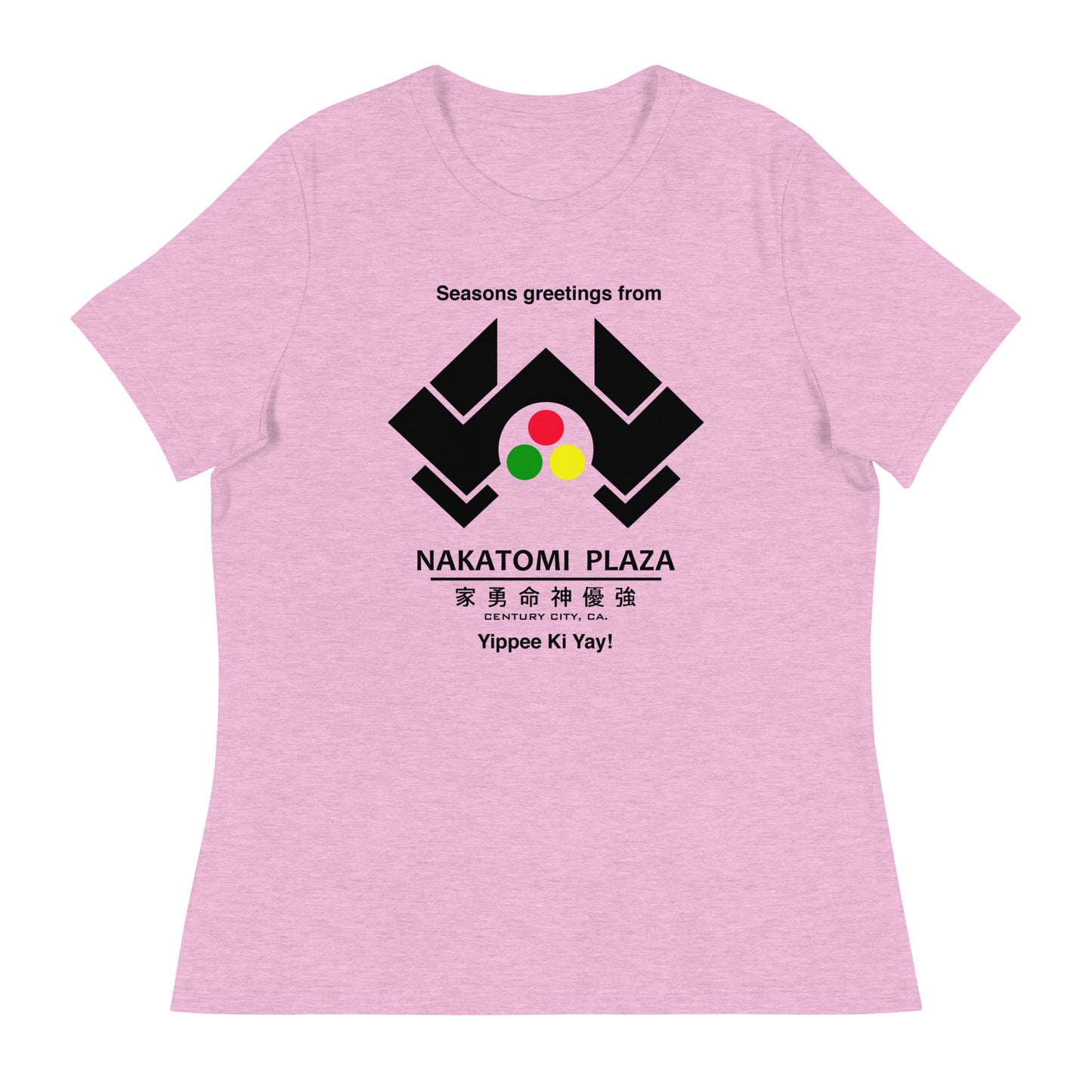 Women’s Nakatomi Plaza  fitted t-shirt