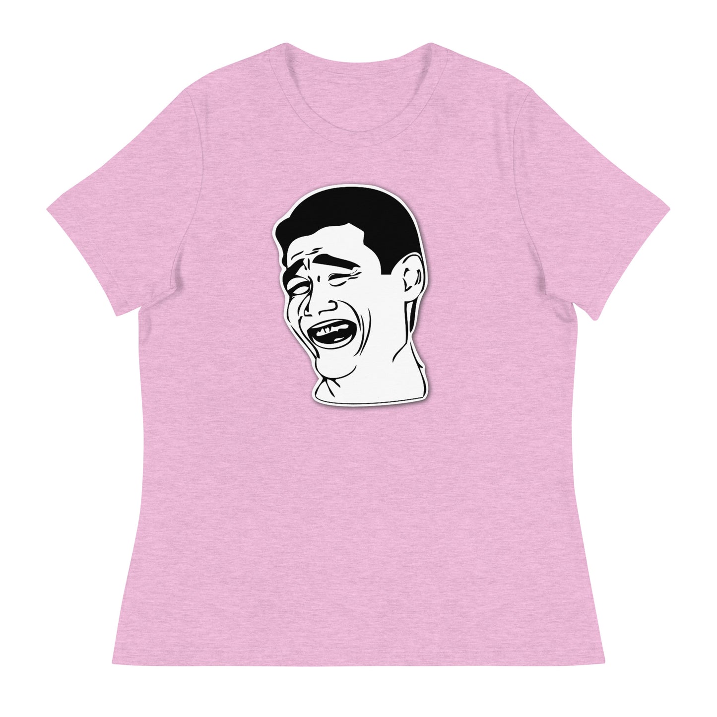 Women’s Meme guy fitted t-shirt