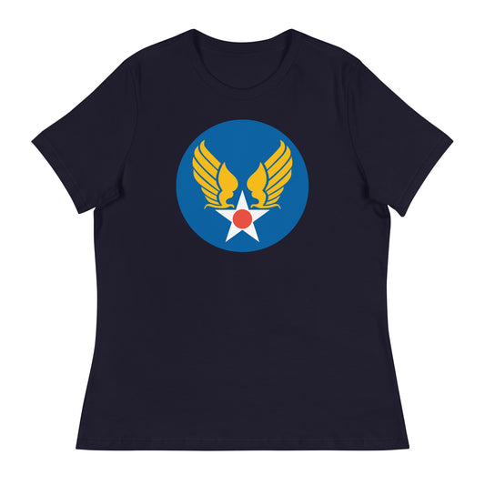 Women’s Wings and stars USAAF fitted t-shirt