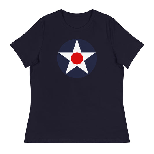 Women’s USAAF roundel fitted t-shirt
