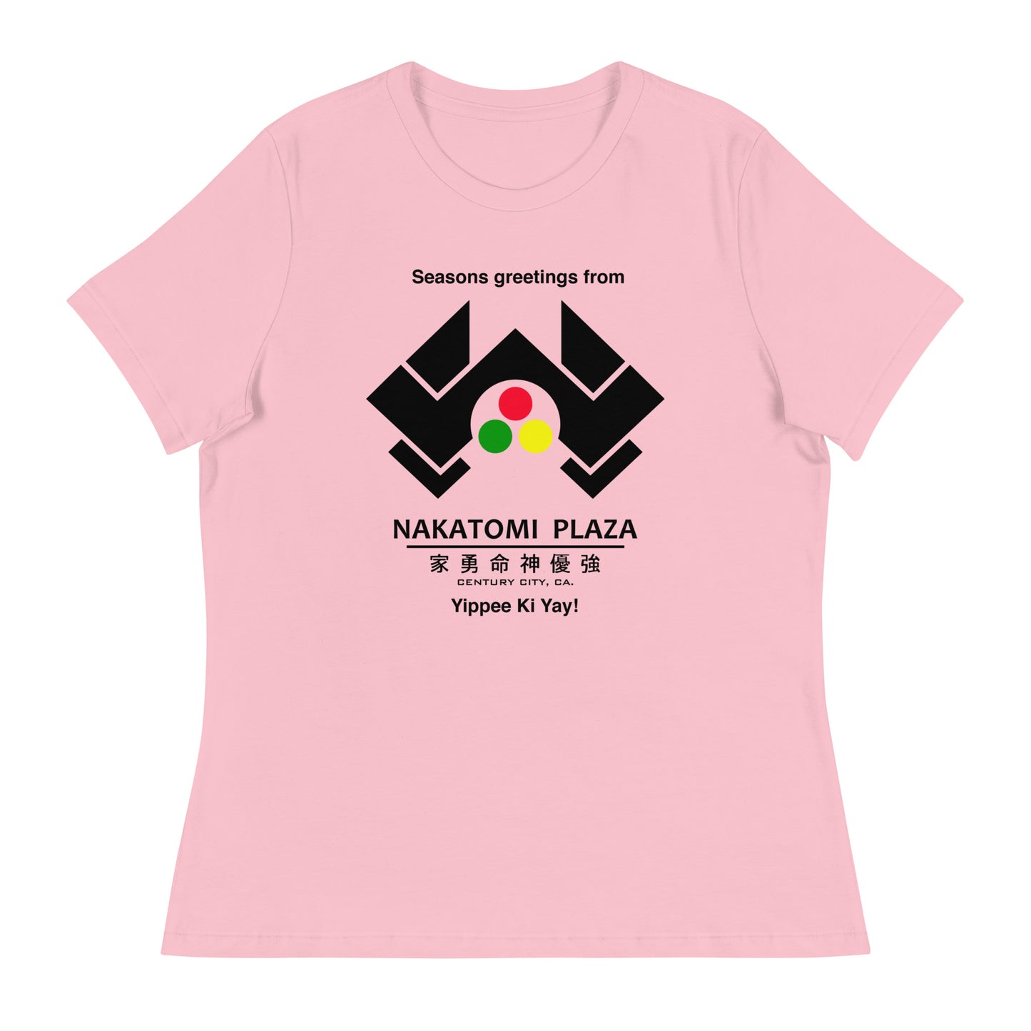 Women’s Nakatomi Plaza  fitted t-shirt