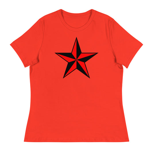 Women’s Nautical star fitted t-shirt