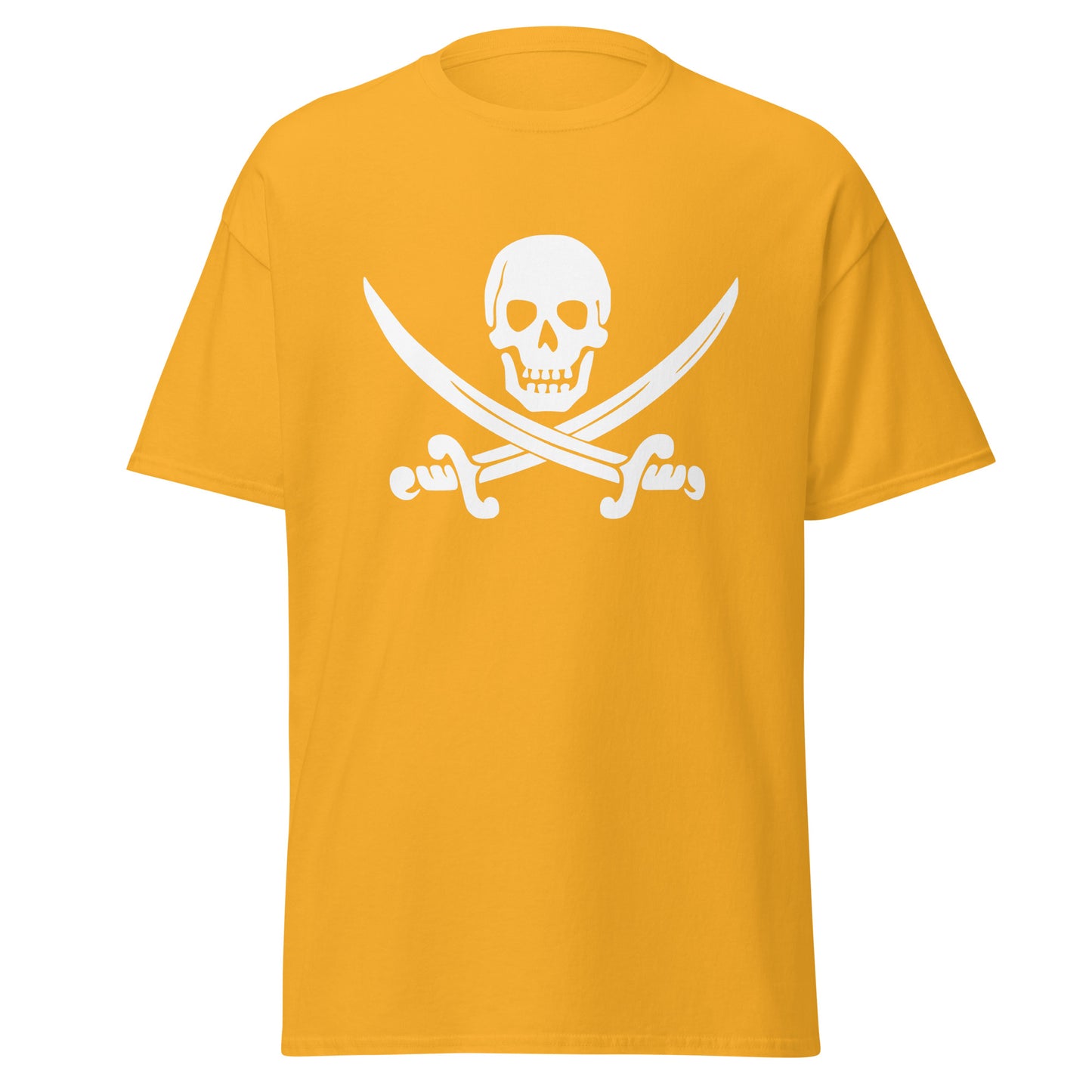Klassisches T-Stück der Jolly Roger-Piratenflagge