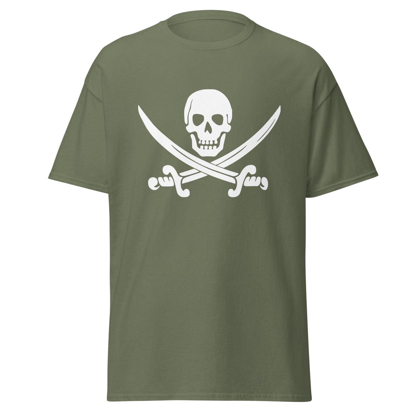 Klassisches T-Stück der Jolly Roger-Piratenflagge