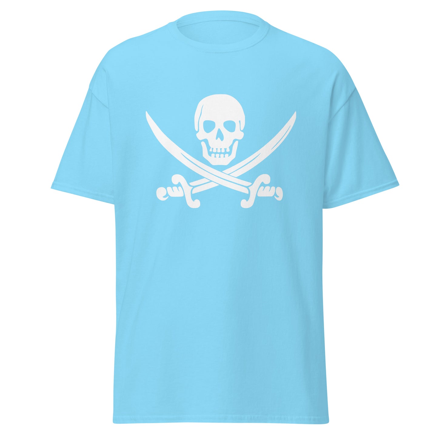 Klassisches T-Stück der Jolly Roger-Piratenflagge