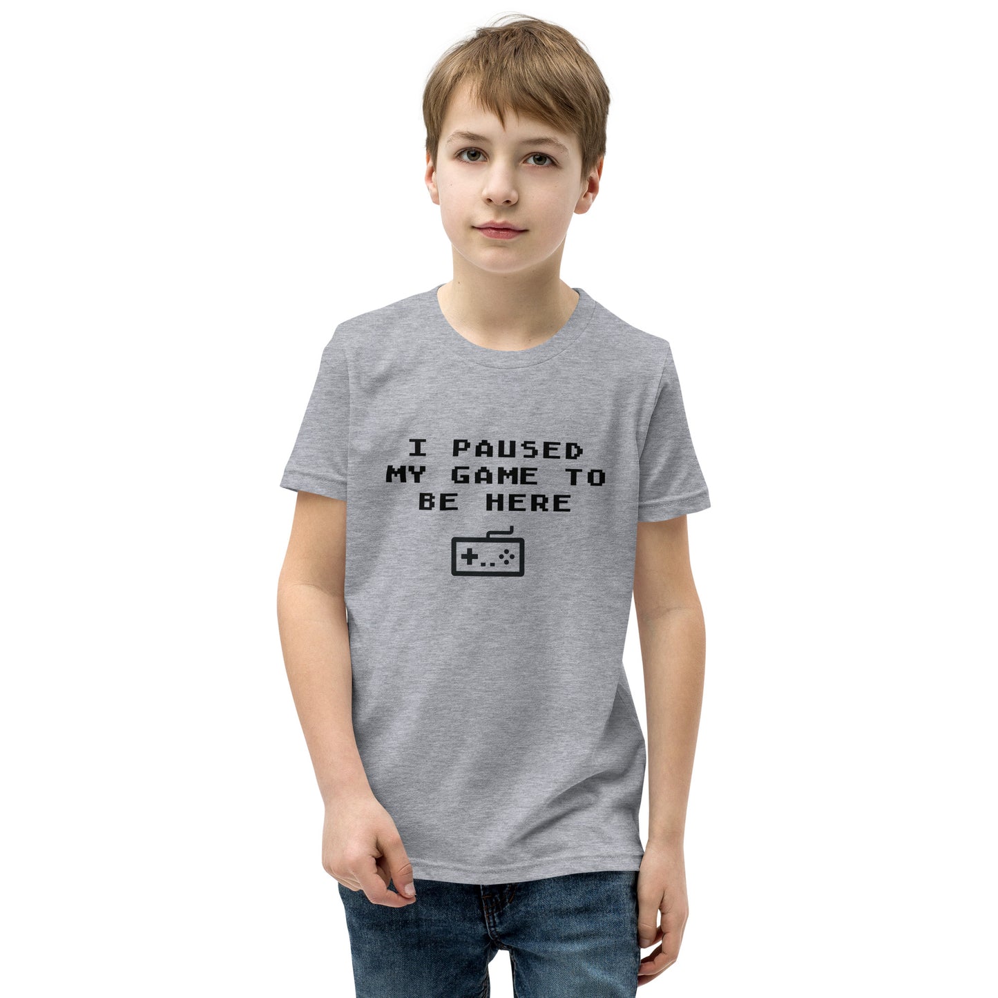 Kids I paused my game to be here Short Sleeve T-Shirt