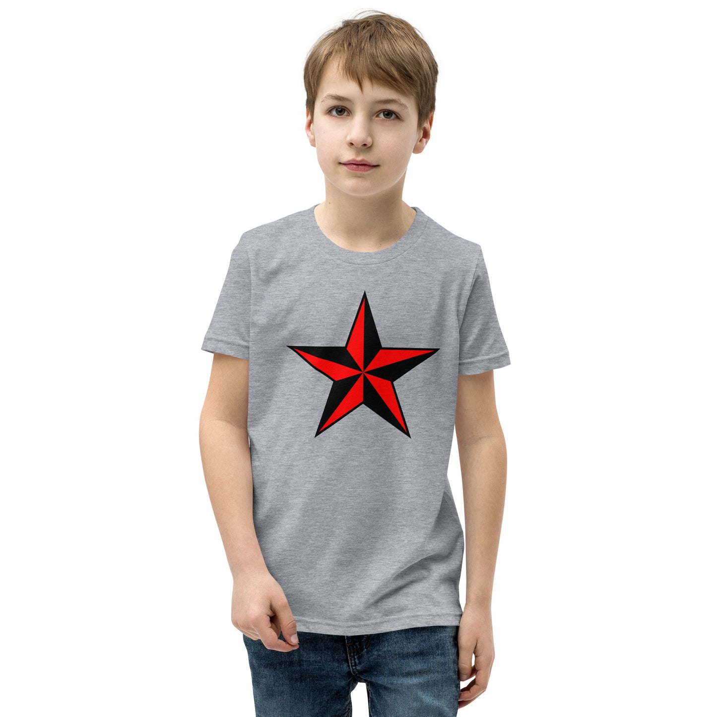 Kurzärmliges T-Shirt mit Seestern für Kinder