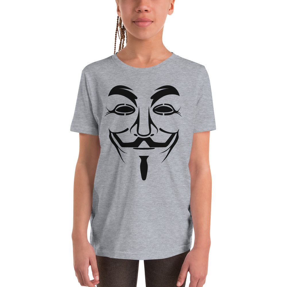 Guy Fawkes Kurzarm-T-Shirt für Kinder