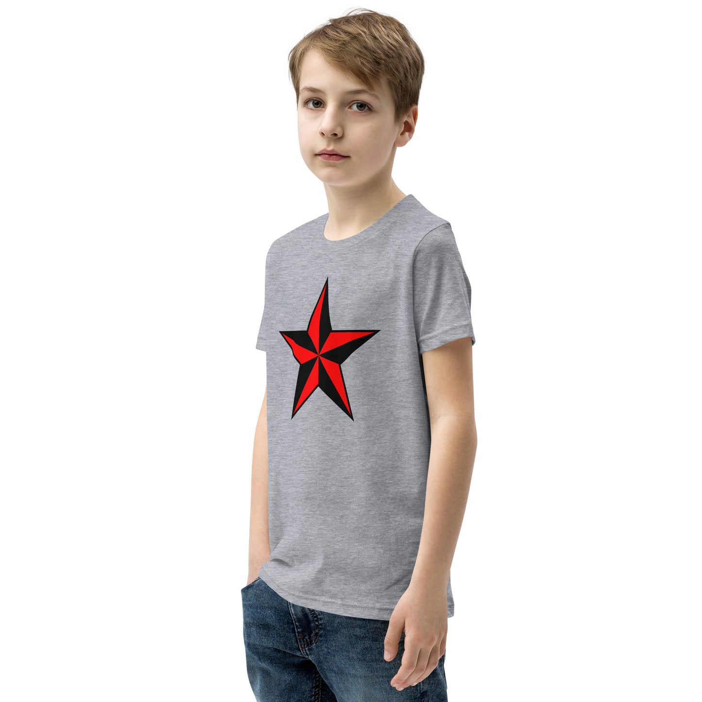 Kurzärmliges T-Shirt mit Seestern für Kinder