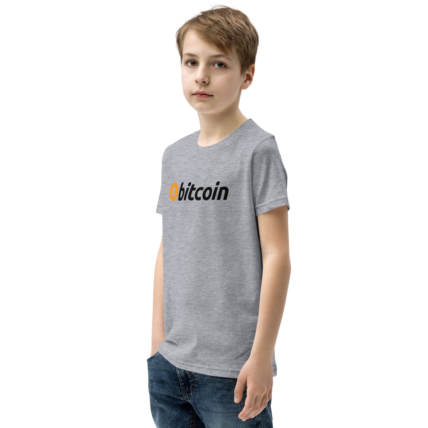Kids Bitcoin Logo Short Sleeve T-Shirt
