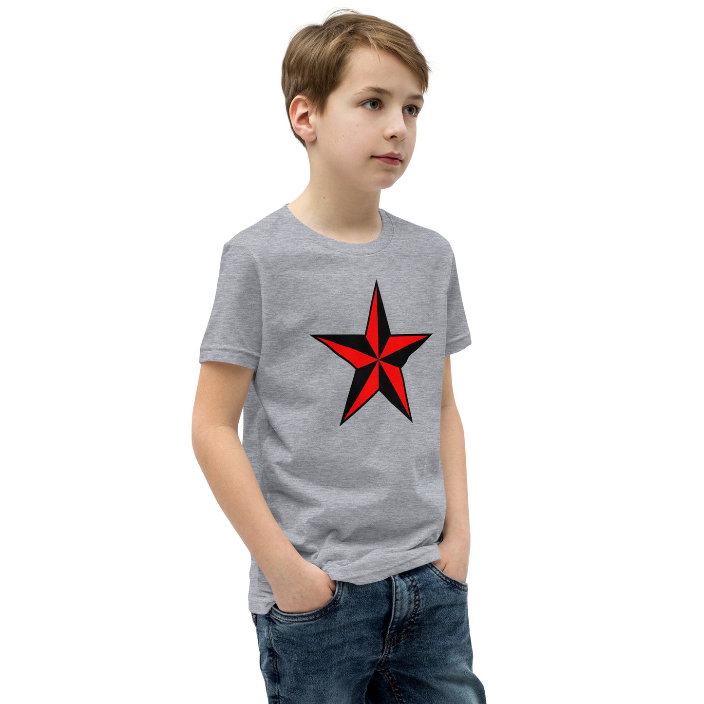 Kurzärmliges T-Shirt mit Seestern für Kinder