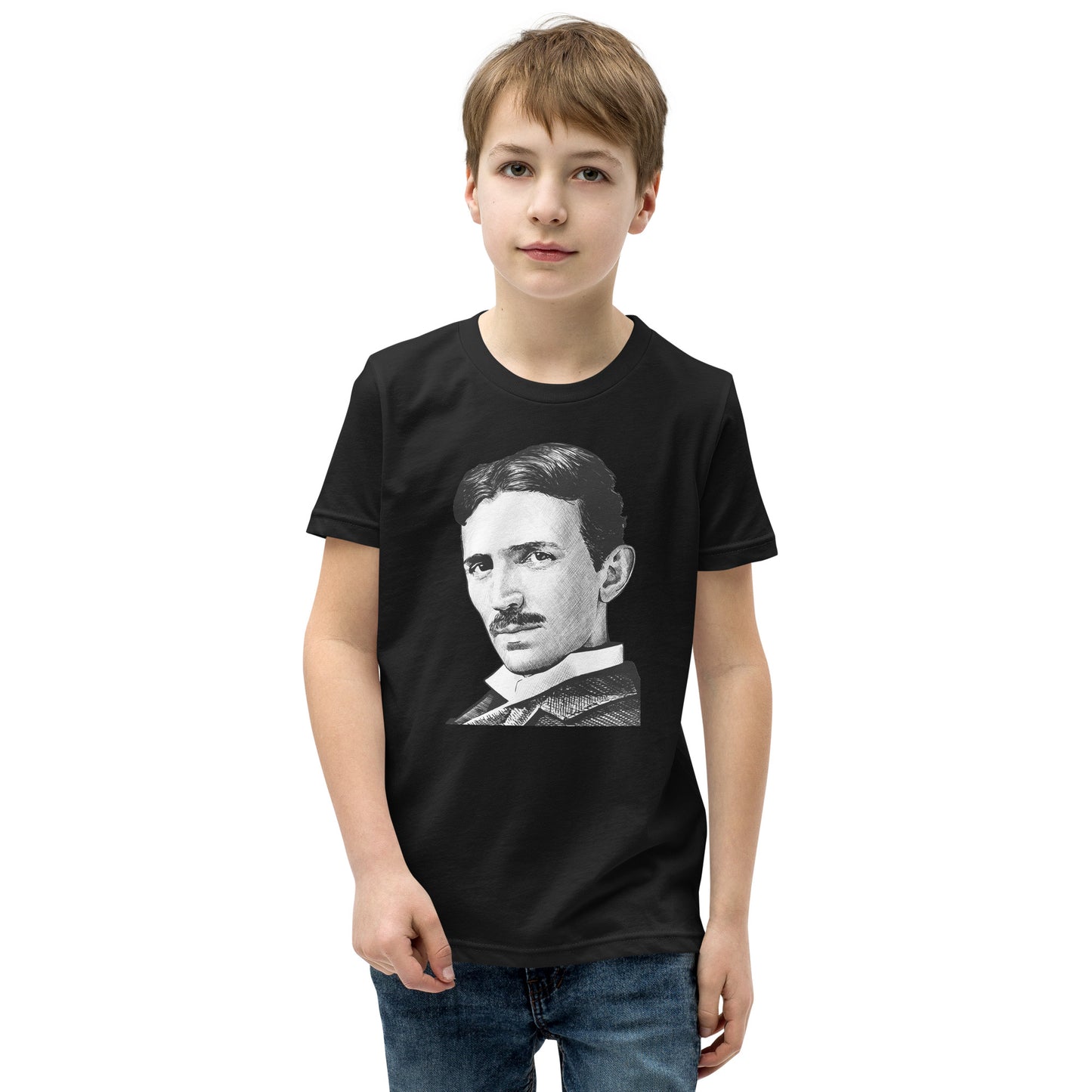 Kids Nikola Tesla Short Sleeve T-Shirt