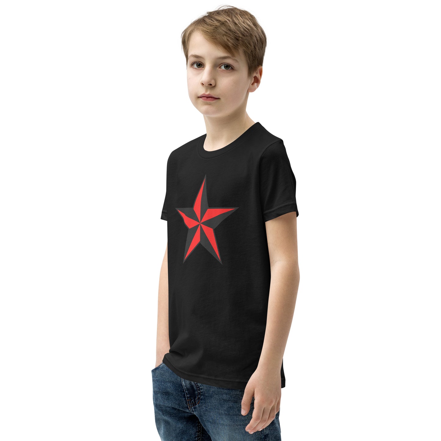 Kurzärmliges T-Shirt mit Seestern für Kinder