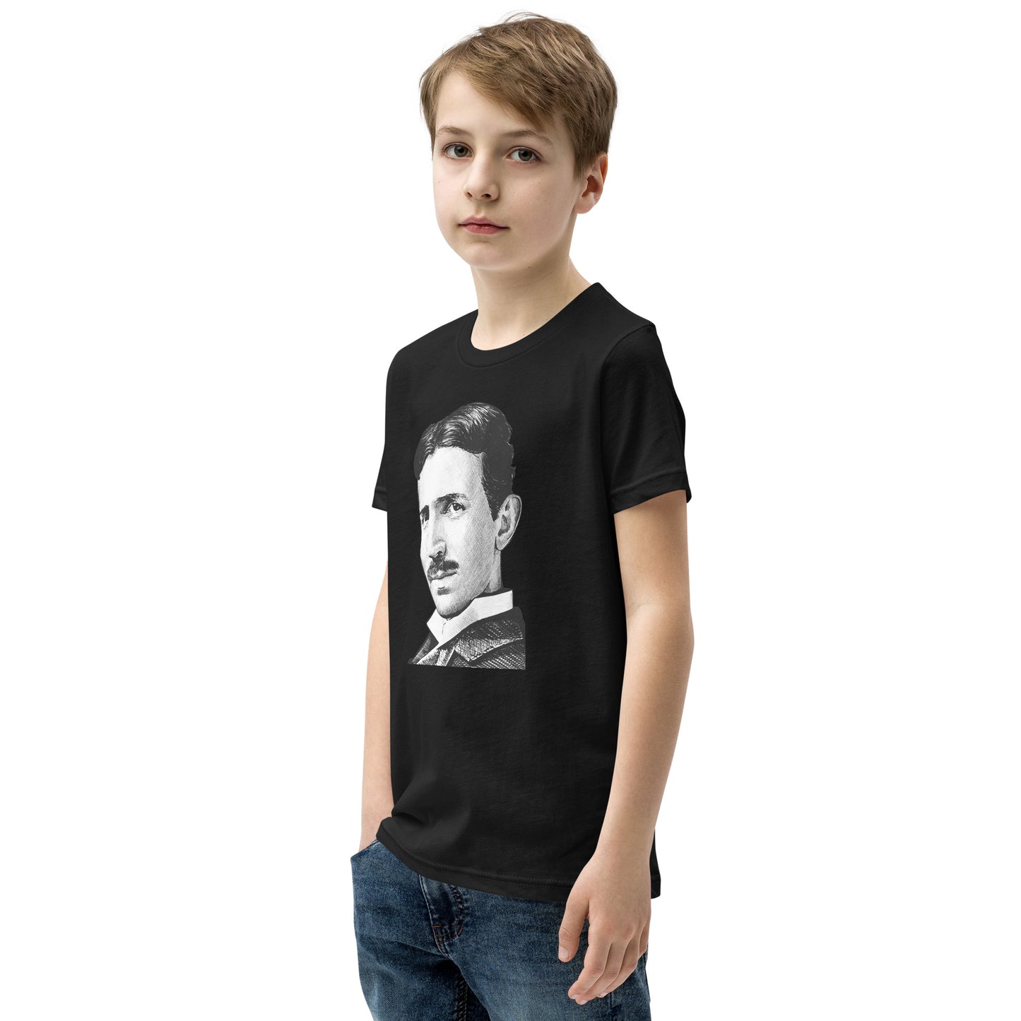 Kids Nikola Tesla Short Sleeve T-Shirt