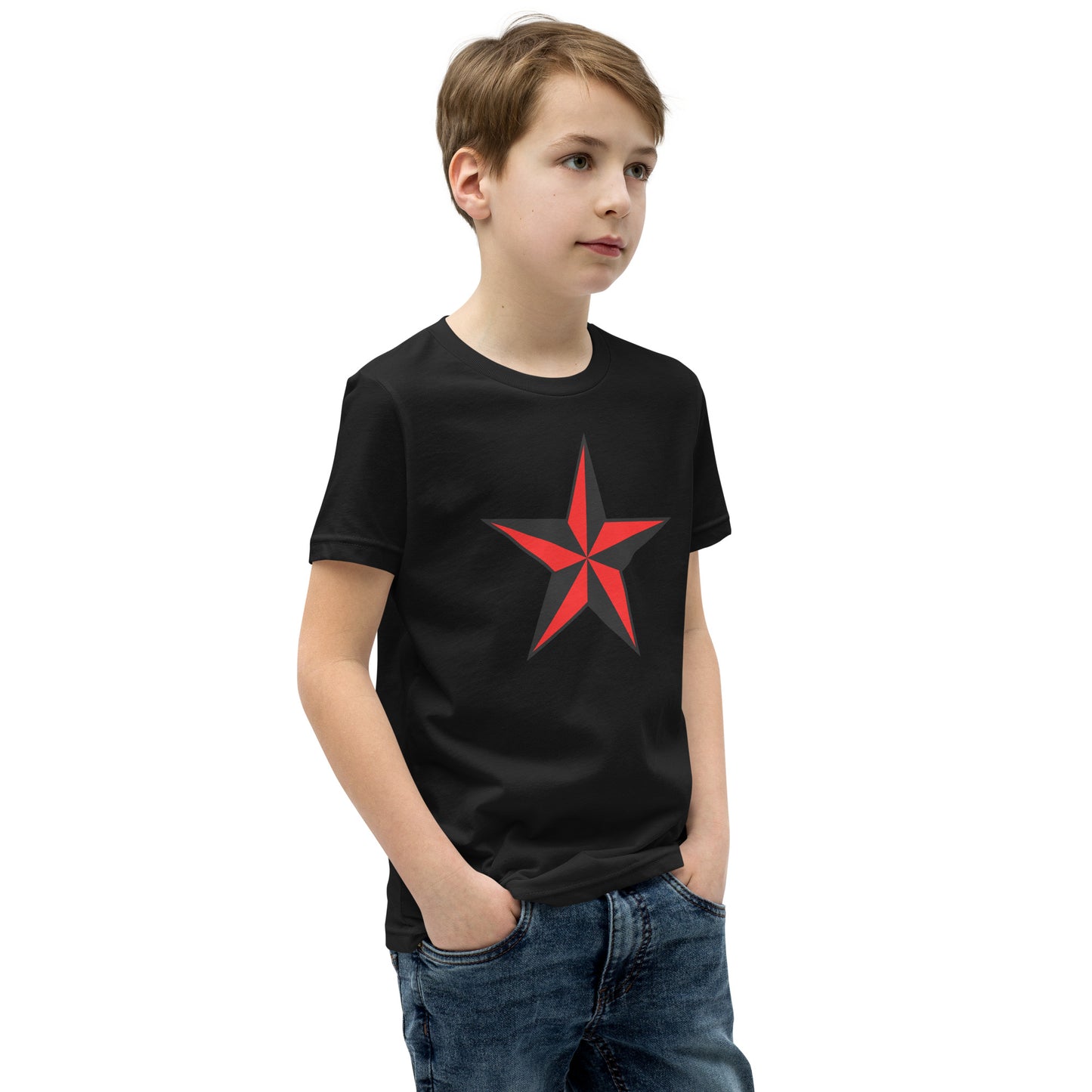 Kurzärmliges T-Shirt mit Seestern für Kinder
