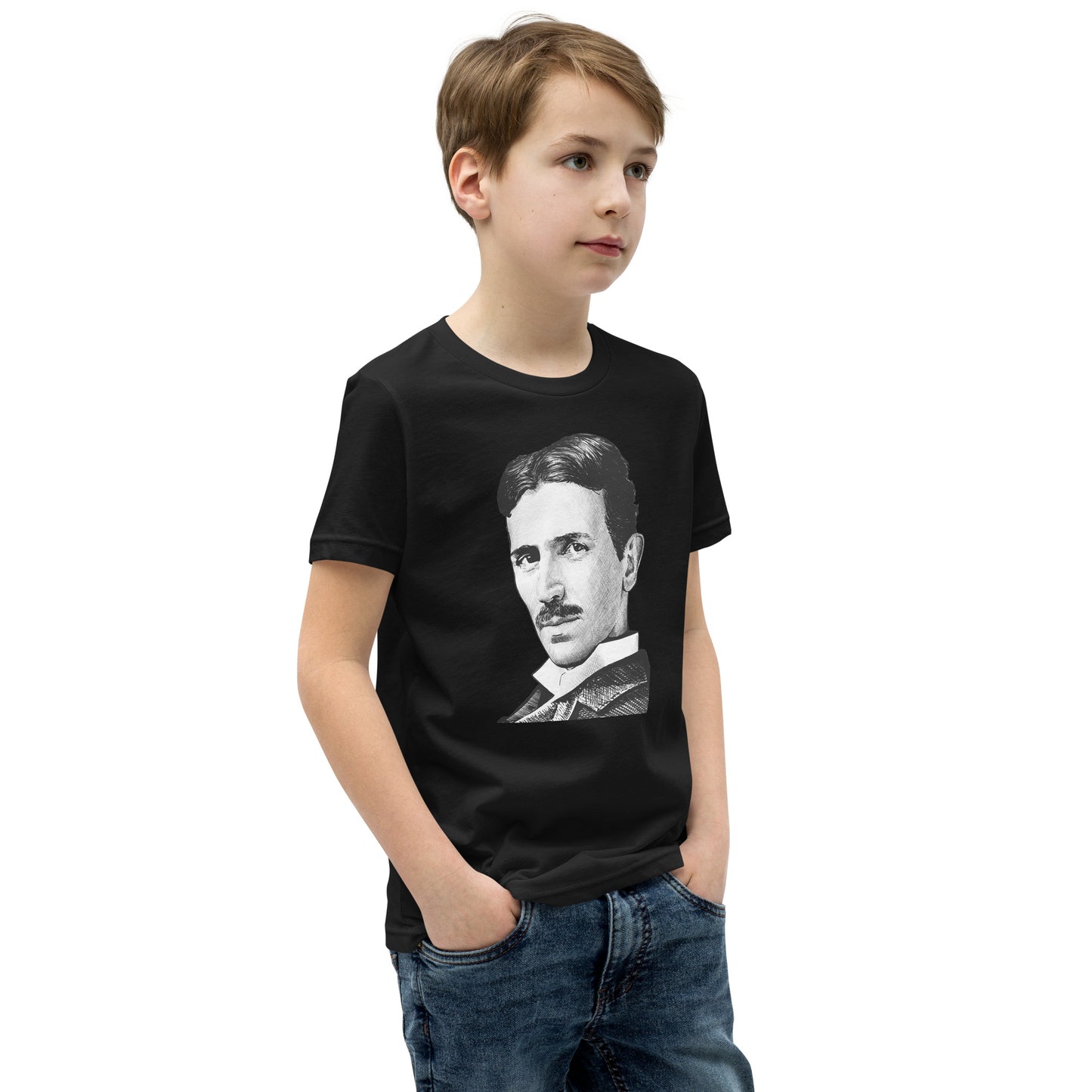 Kids Nikola Tesla Short Sleeve T-Shirt