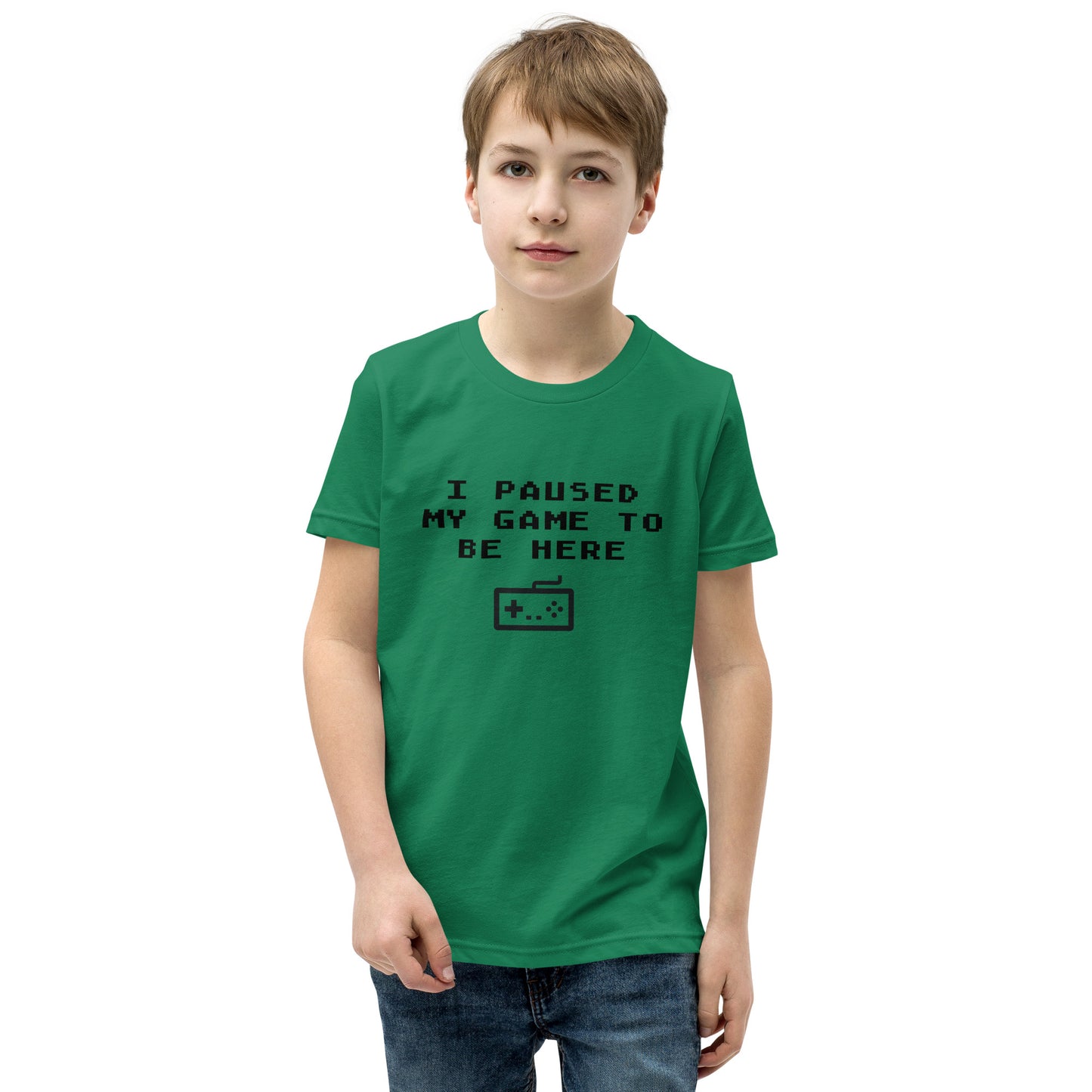 Kids I paused my game to be here Short Sleeve T-Shirt