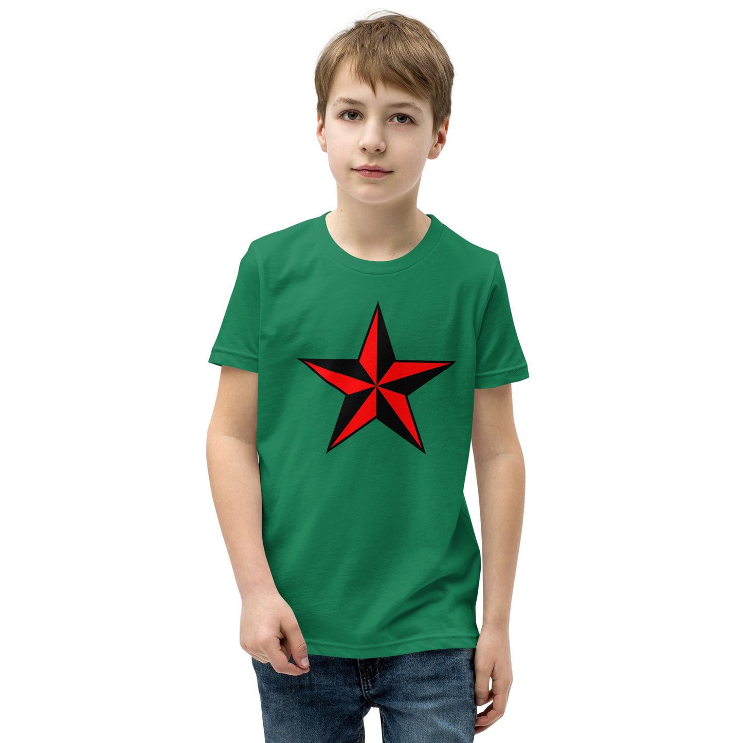 Kurzärmliges T-Shirt mit Seestern für Kinder