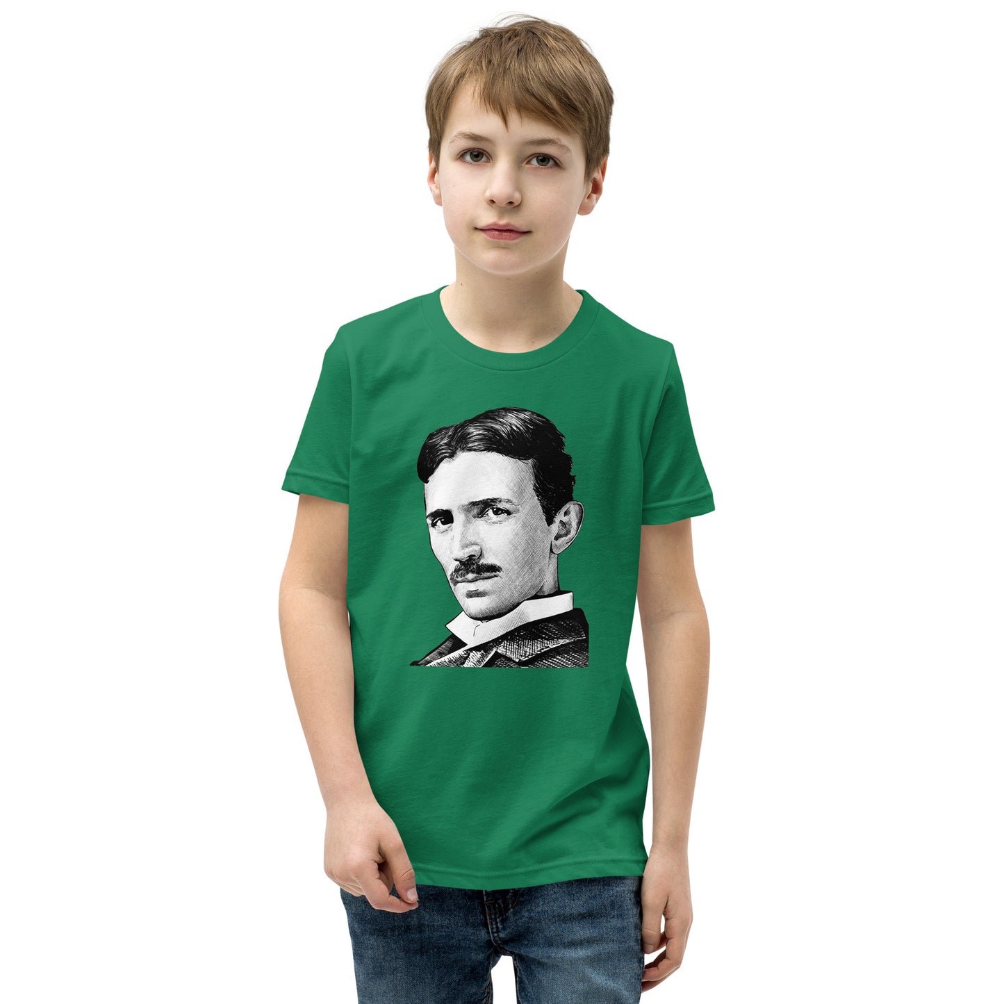 Kids Nikola Tesla Short Sleeve T-Shirt