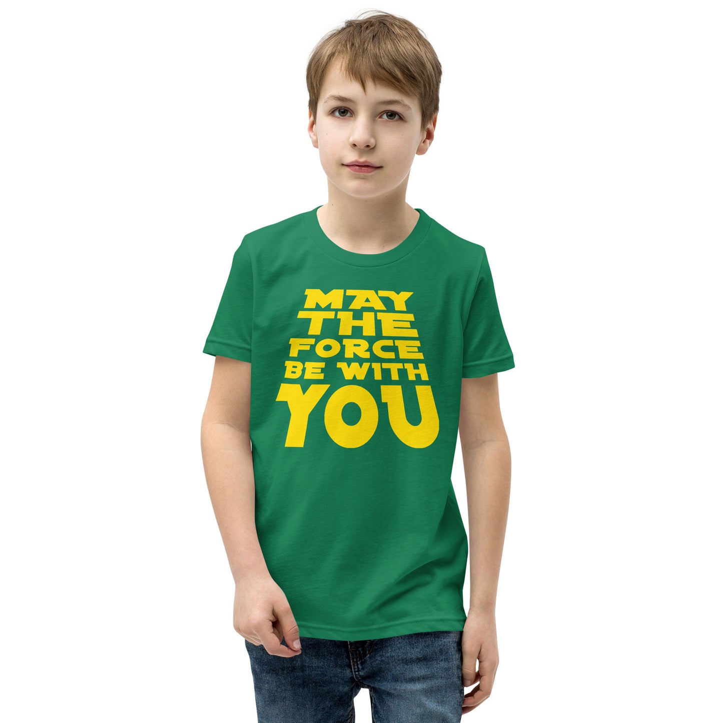 Kids May the Force be With You Short Sleeve T-Shirt