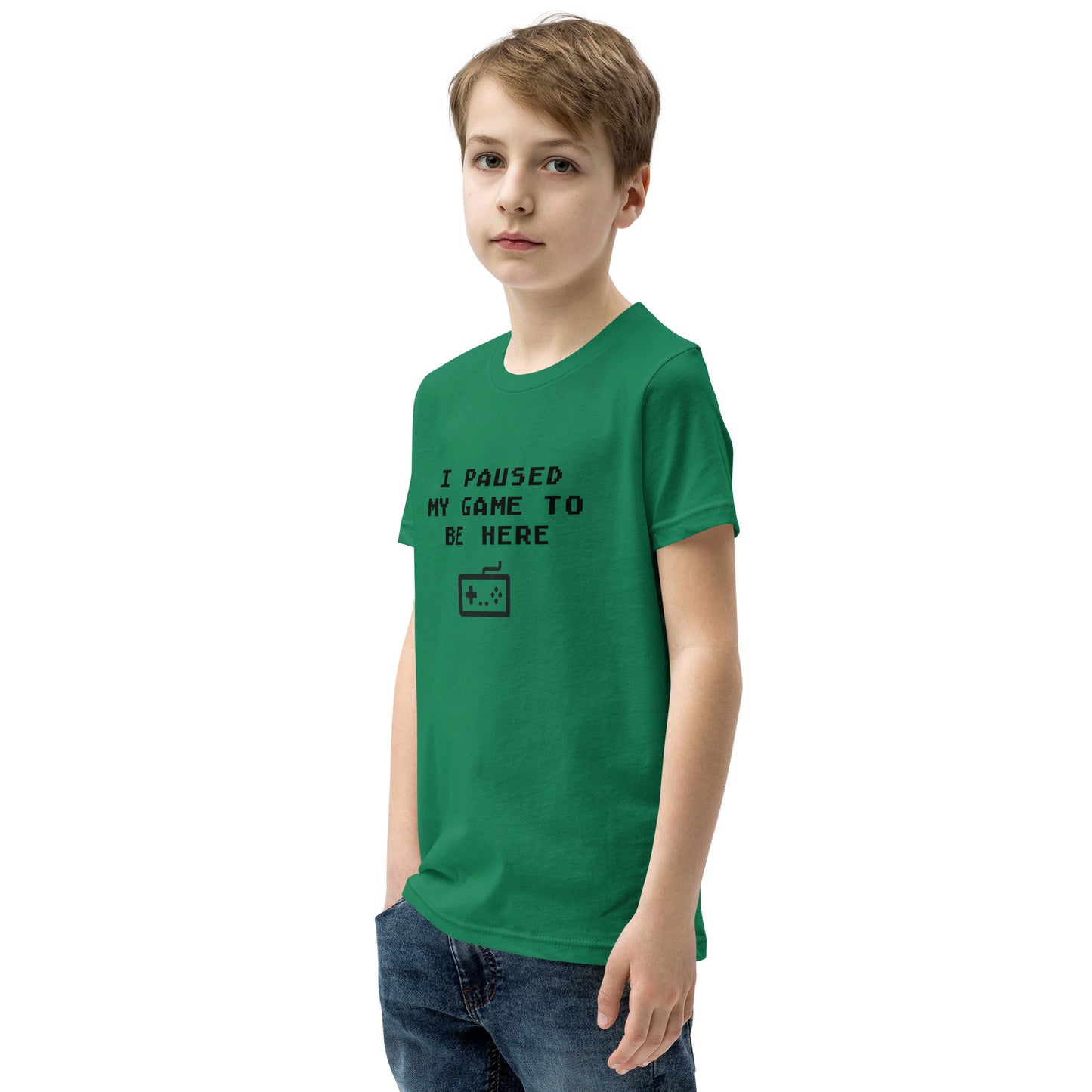 Kids I paused my game to be here Short Sleeve T-Shirt