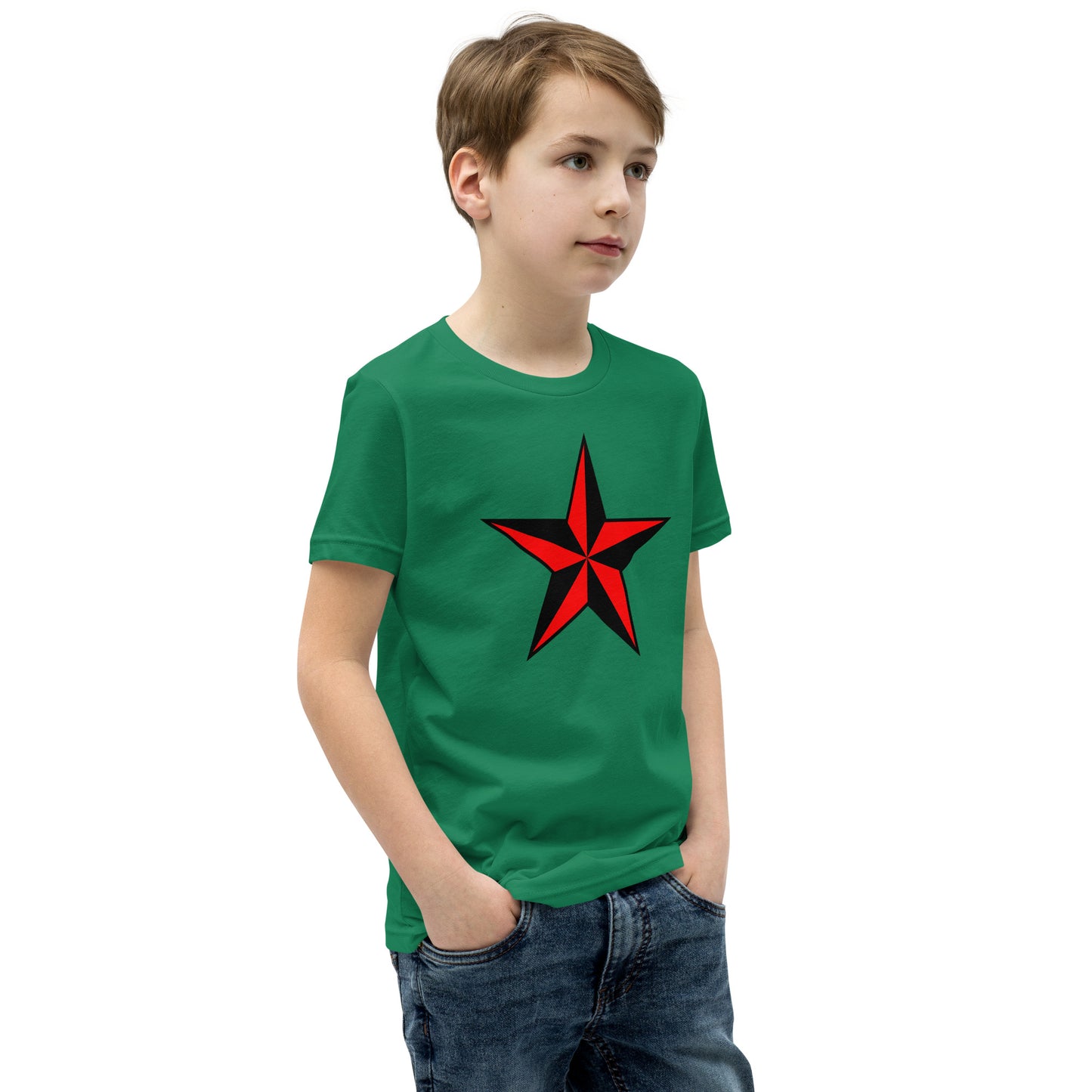Kurzärmliges T-Shirt mit Seestern für Kinder