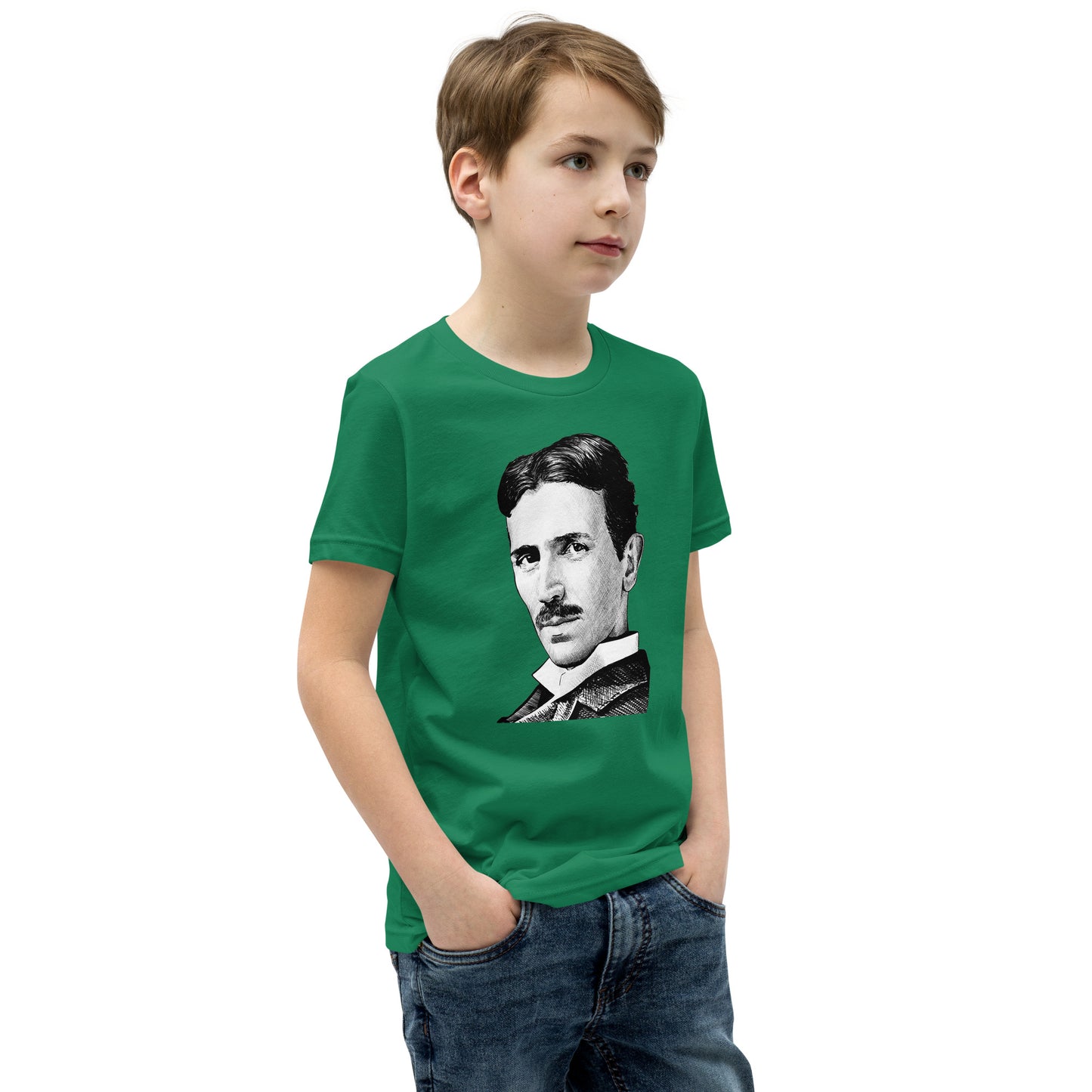 Kids Nikola Tesla Short Sleeve T-Shirt
