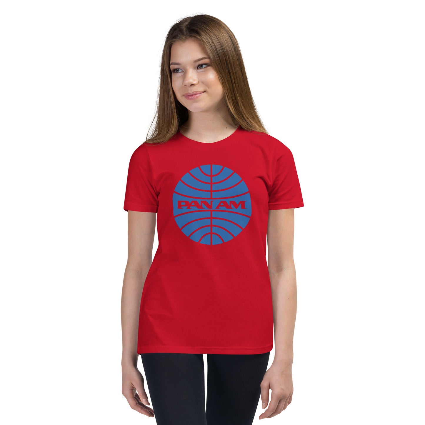 Kurzärmliges T-Shirt mit Pan Am-Logo für Kinder