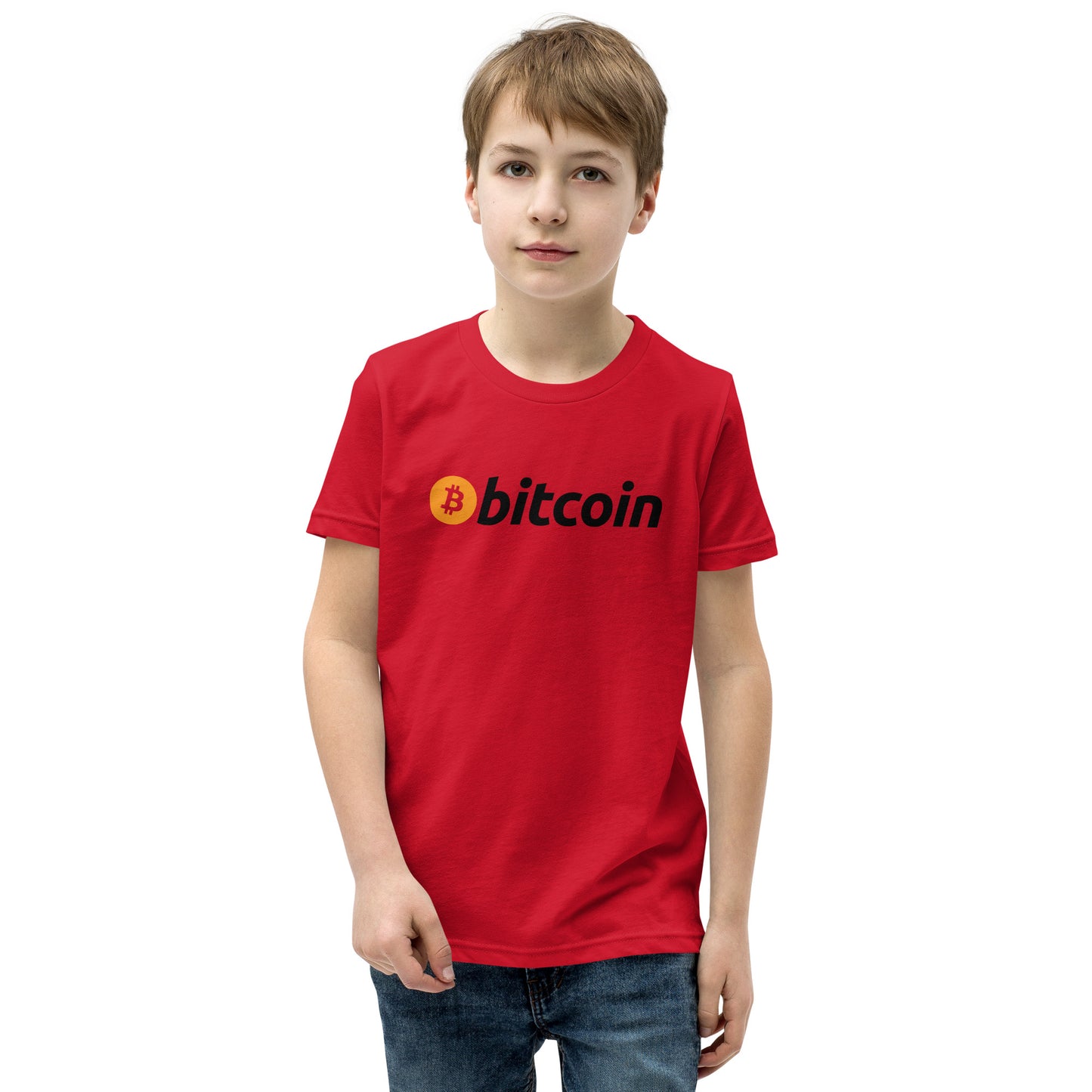 Kids Bitcoin Logo Short Sleeve T-Shirt
