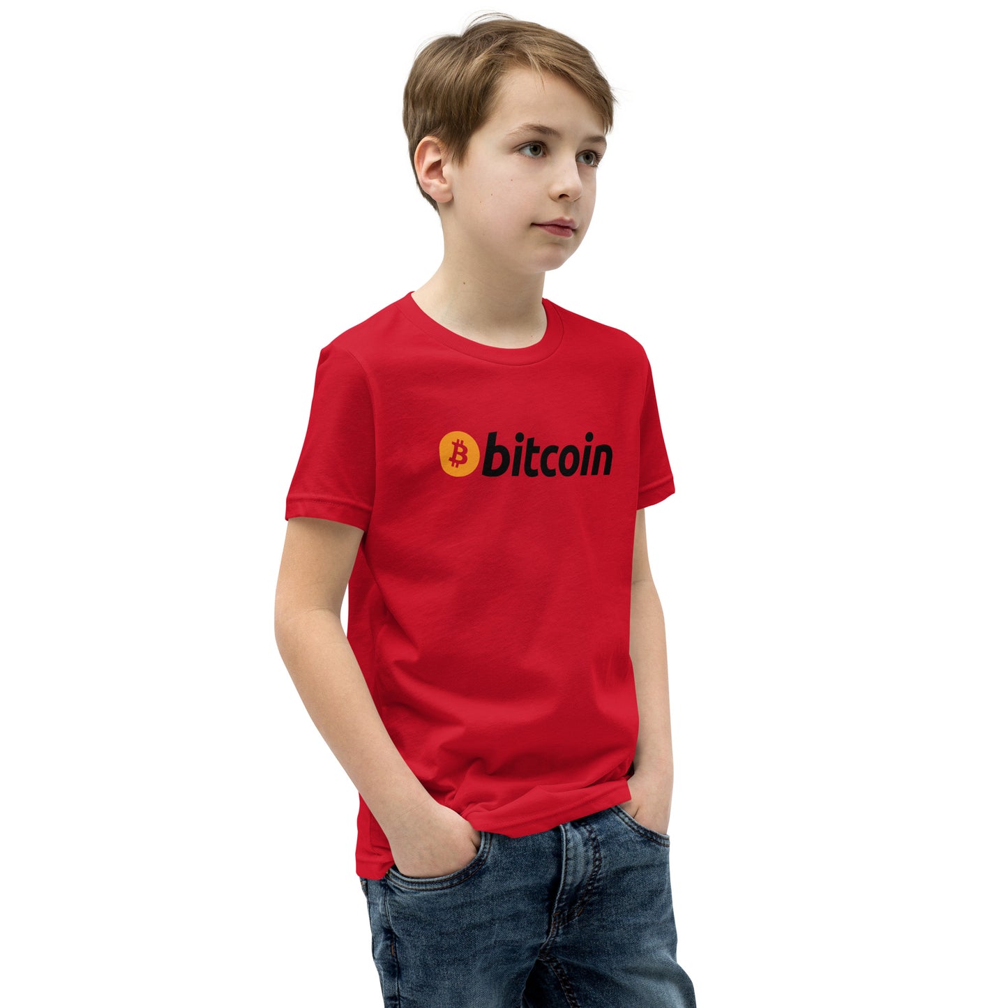 Kids Bitcoin Logo Short Sleeve T-Shirt