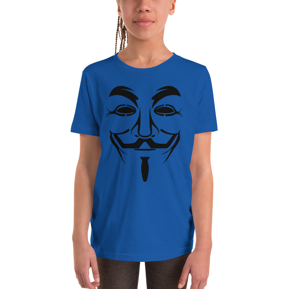 Guy Fawkes Kurzarm-T-Shirt für Kinder