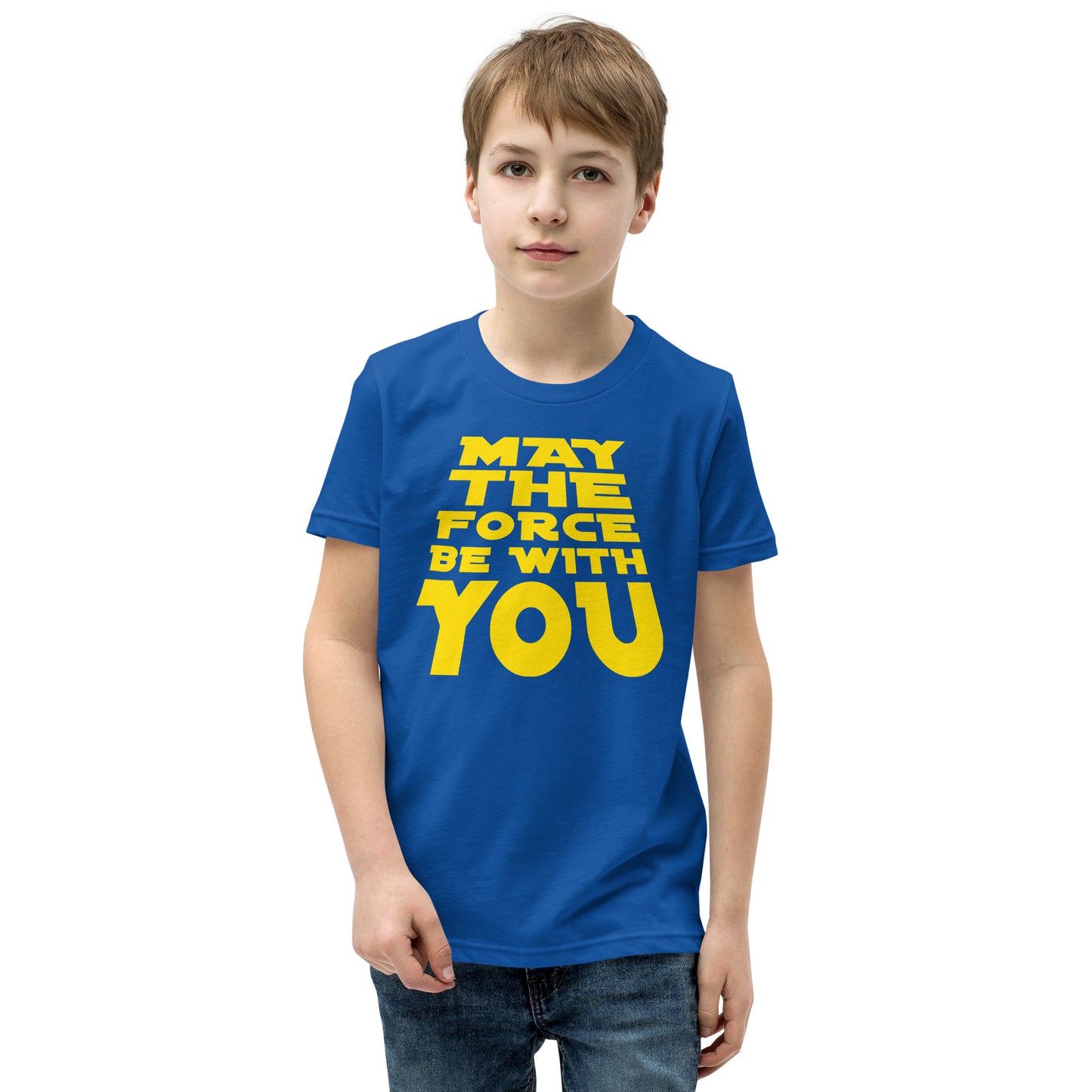 Kids May the Force be With You Short Sleeve T-Shirt