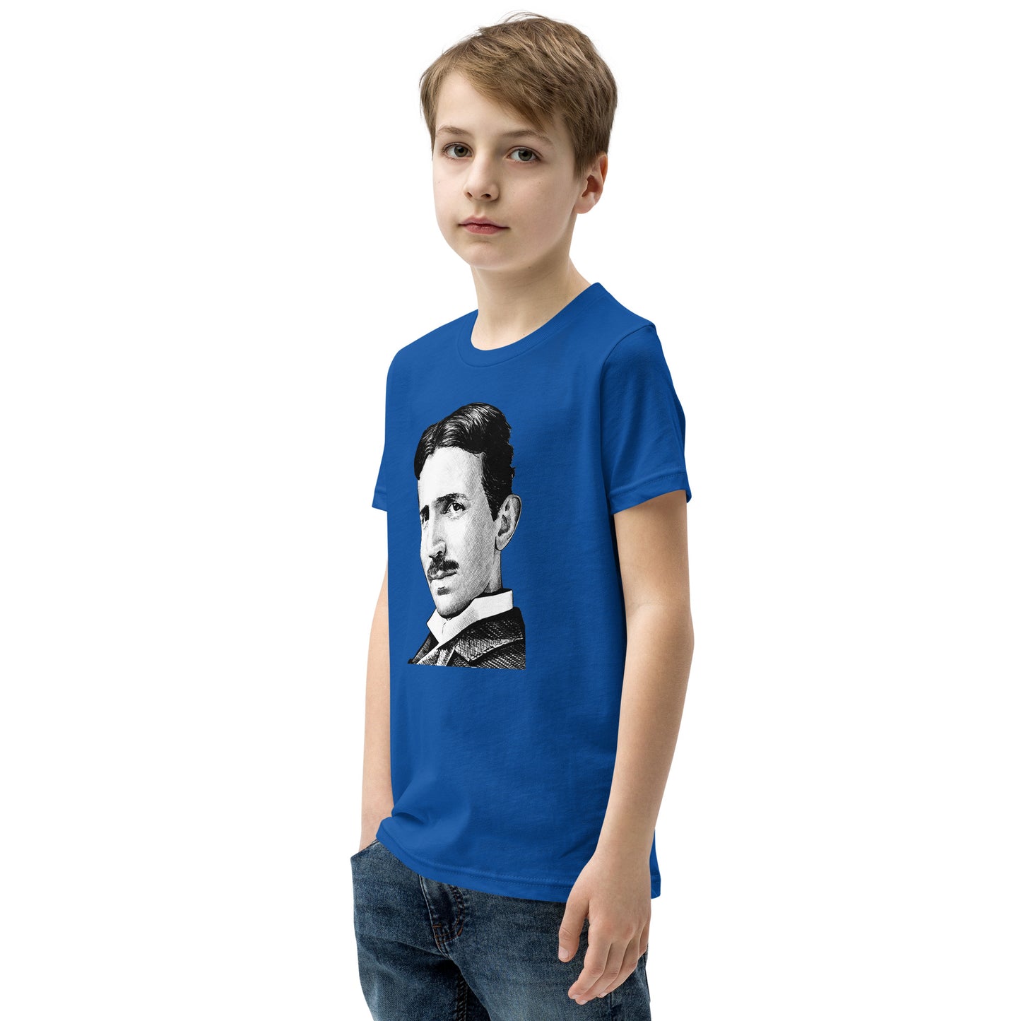 Kids Nikola Tesla Short Sleeve T-Shirt