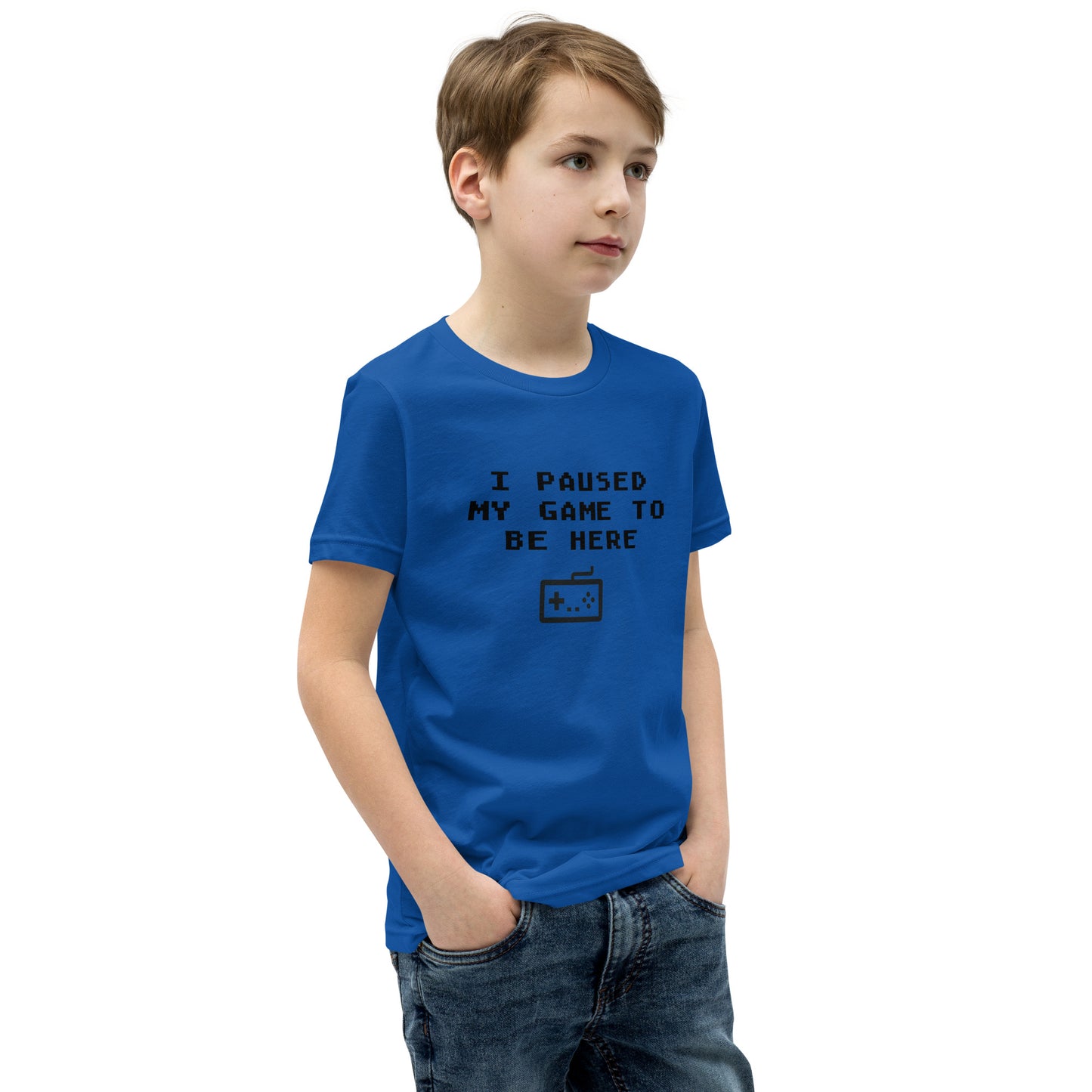 Kids I paused my game to be here Short Sleeve T-Shirt