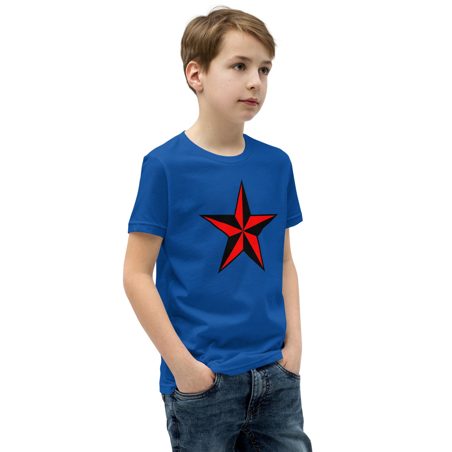 Kurzärmliges T-Shirt mit Seestern für Kinder