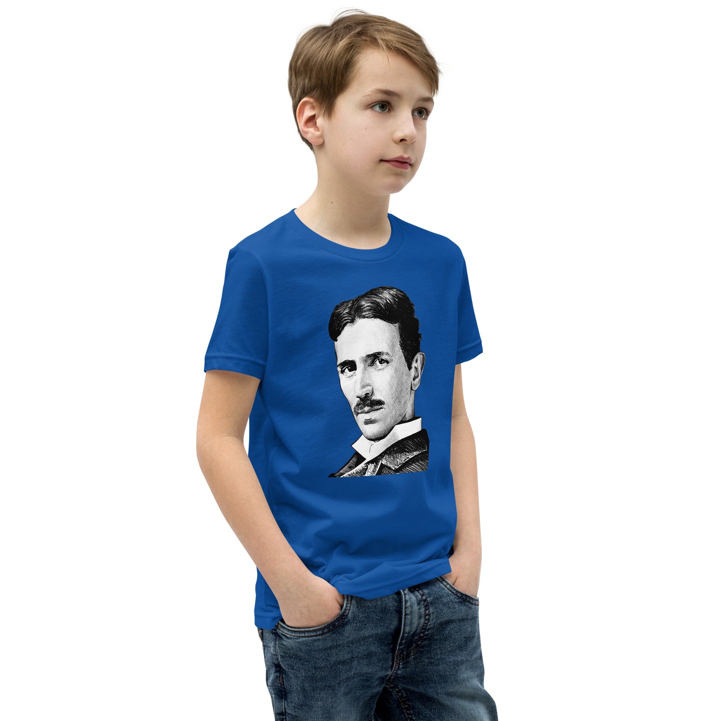 Kids Nikola Tesla Short Sleeve T-Shirt