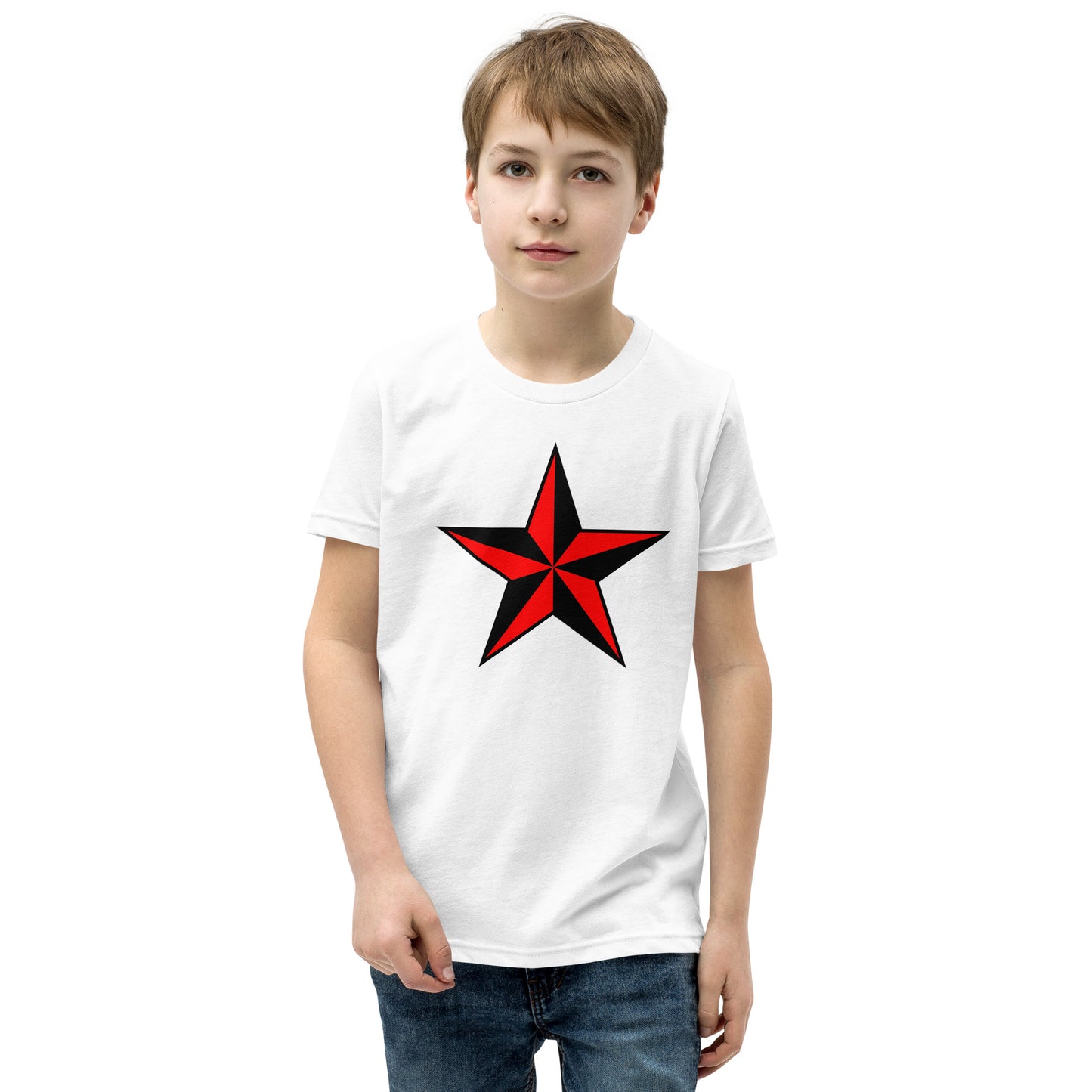 Kurzärmliges T-Shirt mit Seestern für Kinder