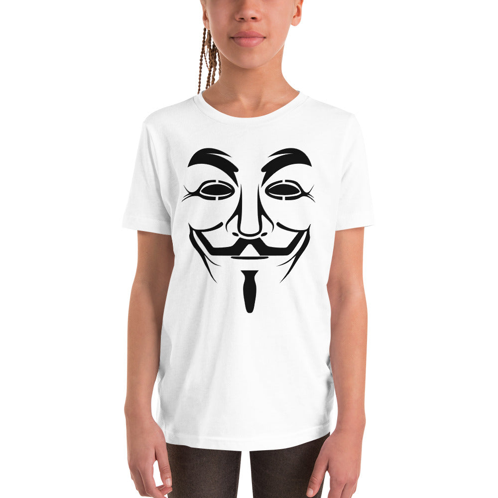 Guy Fawkes Kurzarm-T-Shirt für Kinder