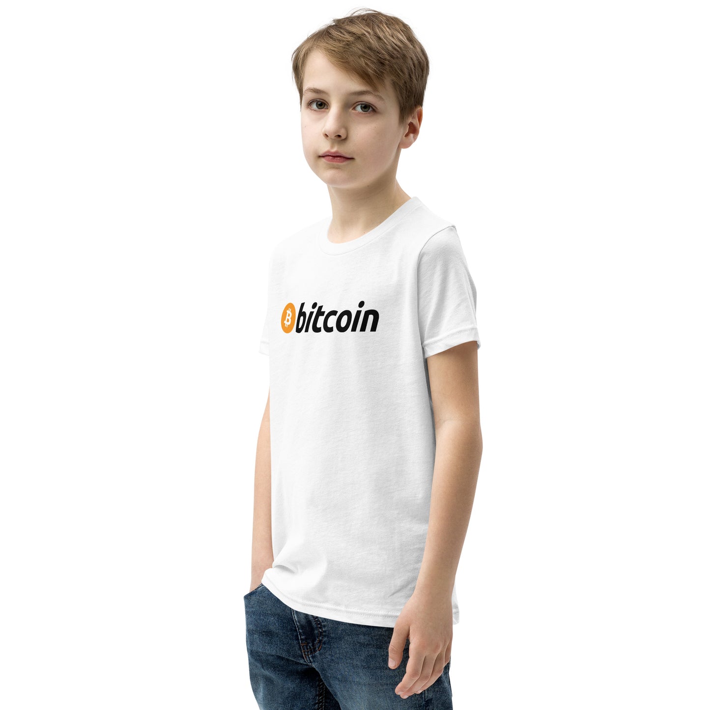 Kids Bitcoin Logo Short Sleeve T-Shirt