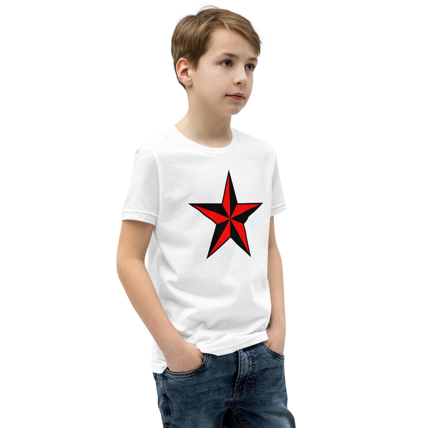 Kurzärmliges T-Shirt mit Seestern für Kinder